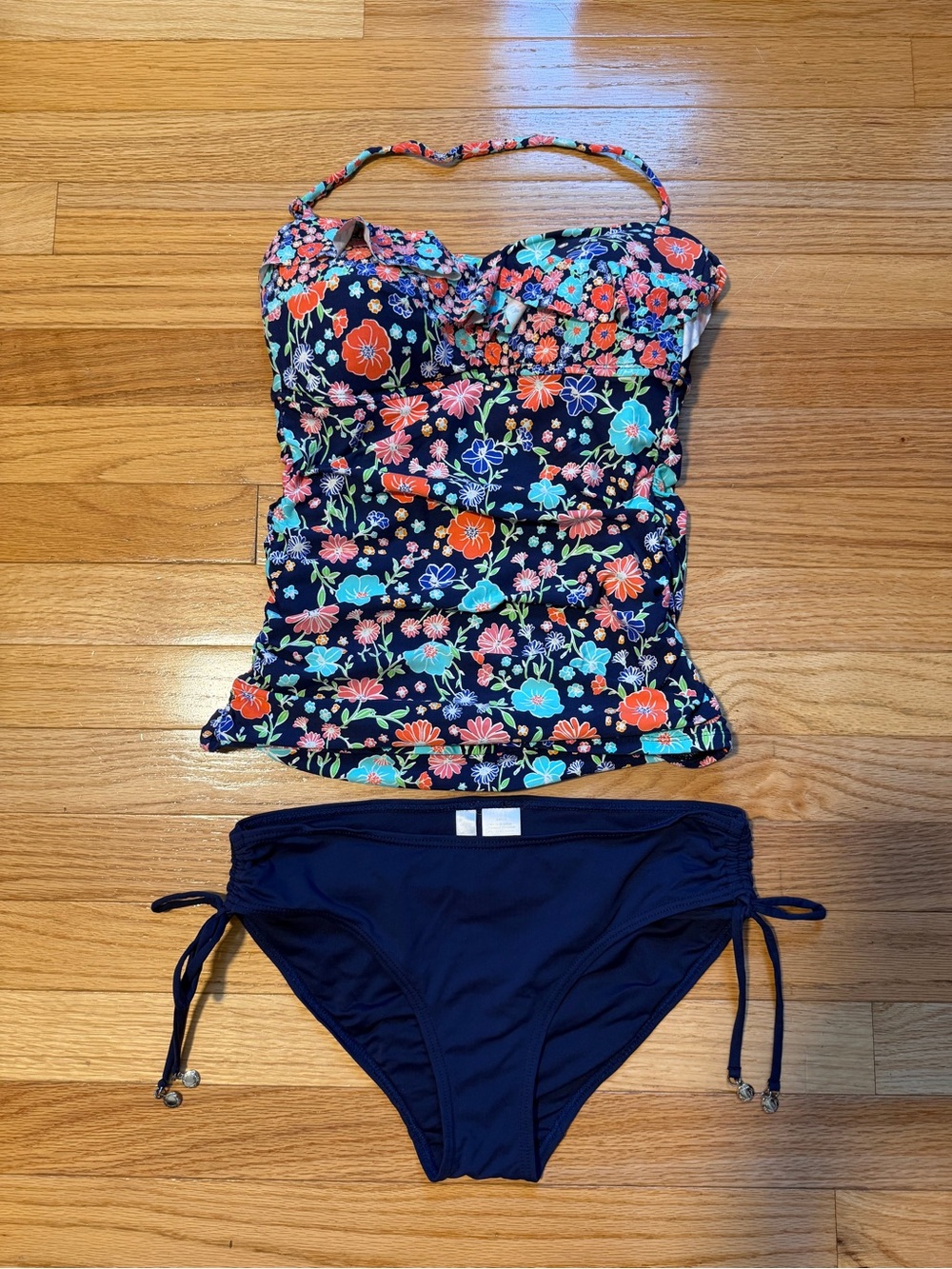 Floral Tankini Swim Set Size S